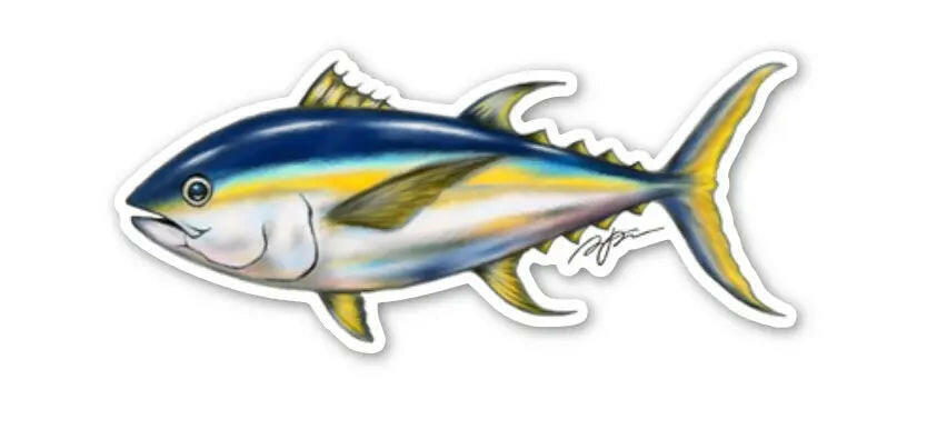 Ahi Sticker (5"x2.2")