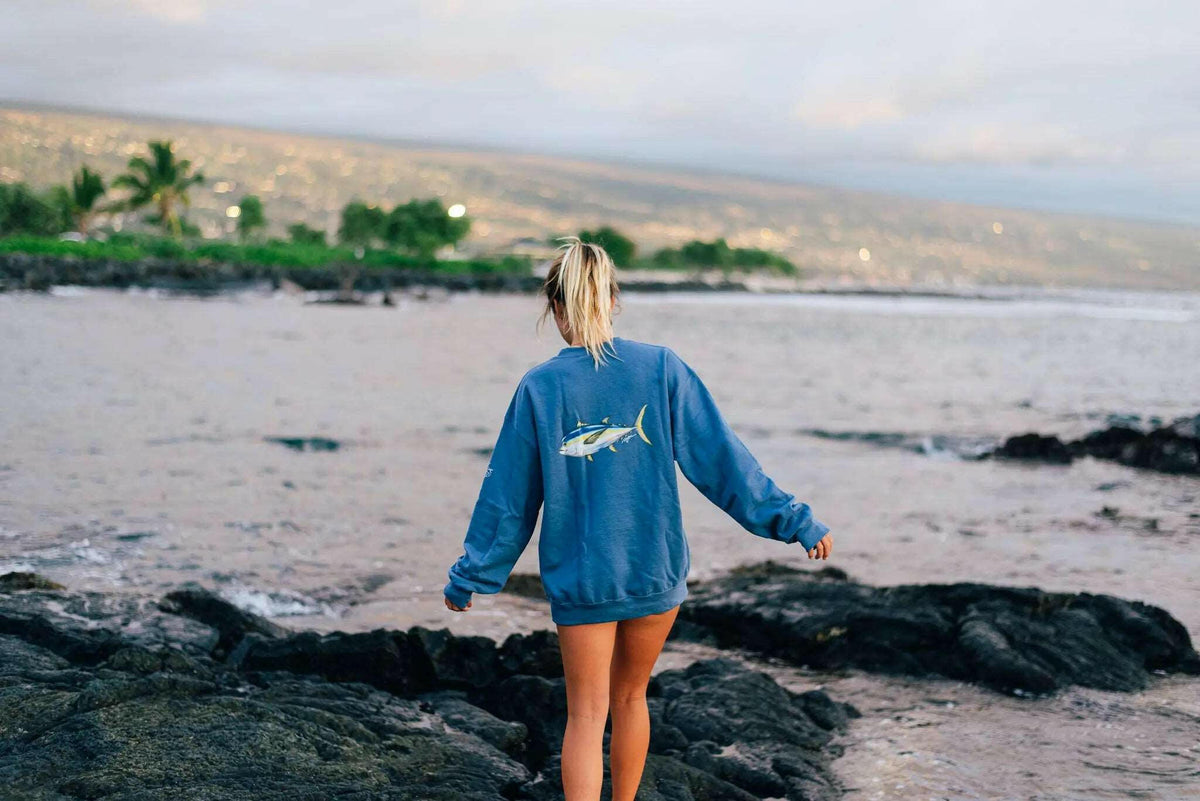 Ahi Sweatshirt (Indigo Blue)