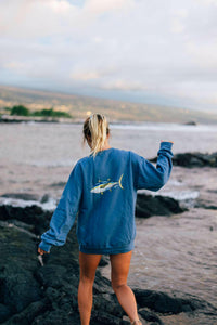 Ahi Sweatshirt (Indigo Blue)