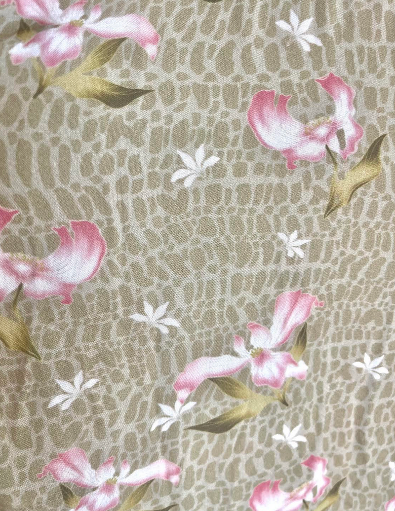 close up floral printed pattern