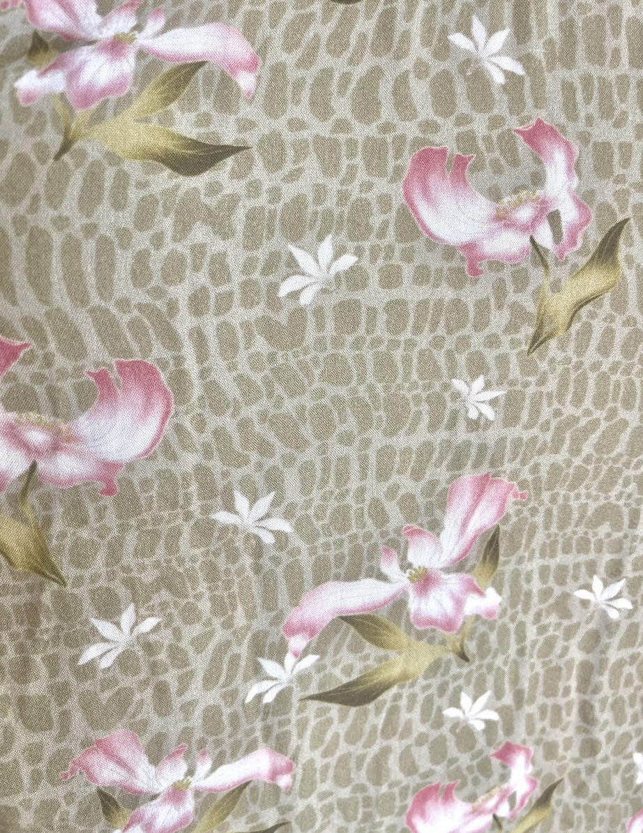 close up floral printed pattern