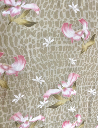close up floral printed pattern