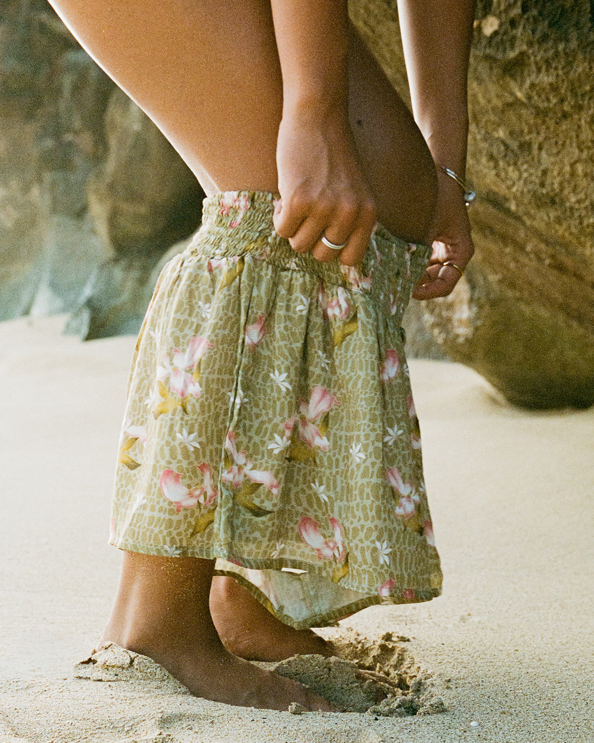 Kua Shorts — Naupaka Shores (Eco Rayon Beach Shorts)