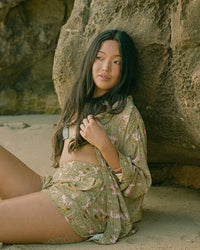 Waimea Blouse — Naupaka Shores (Eco Rayon Button Blouse)