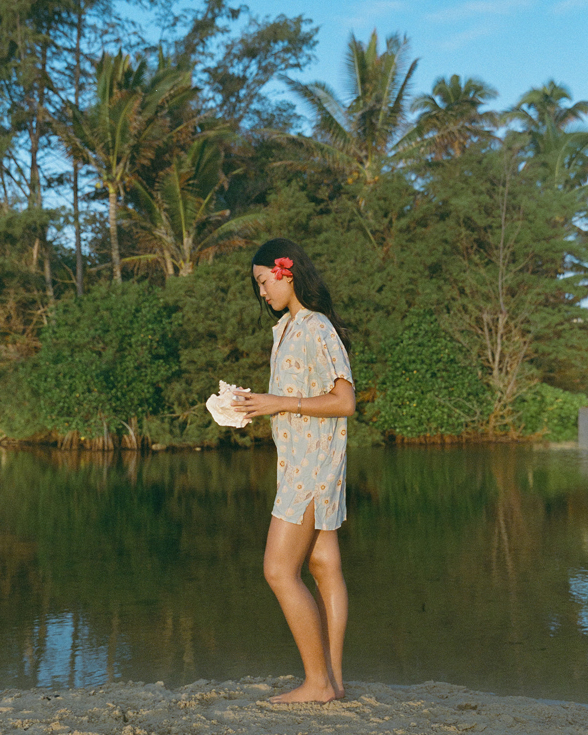 Triton x Milo Shirt Dress (Eco Rayon Beach Shirt Dress) Lihi Triton x Milo Shirt Dress (Eco Rayon Beach Shirt Dress) Lihi