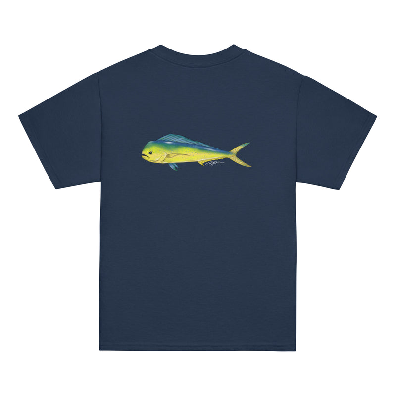 Product mockup fish tee back 